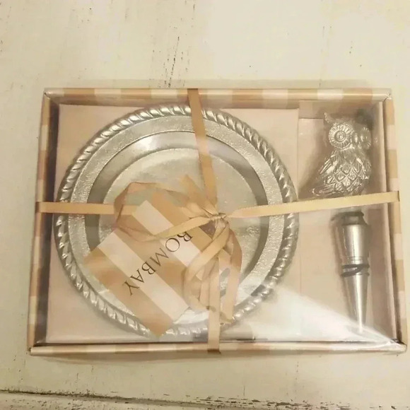 Bombay wine and coaster set - Picture 2 of 4